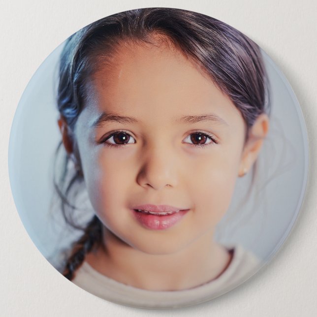Schaltfläche "Großes benutzerdefiniertes Foto" Button (Vorderseite)