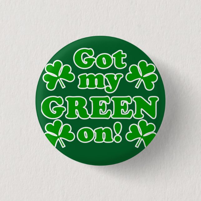 Schaltfläche "Grün Got" Button (Vorderseite)