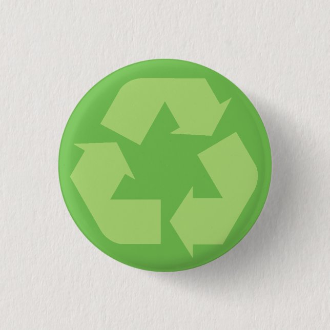 Schaltfläche Grün Recycle Button (Vorderseite)