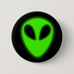 Schaltfläche "Grüne Alien" Button