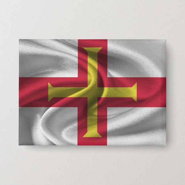 Schaltfläche "Guernsey Flag" Button (Vorderseite)
