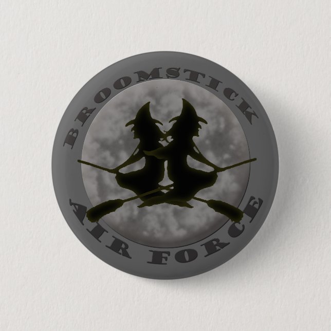 Schaltfläche Halloween Hexen Button (Vorderseite)