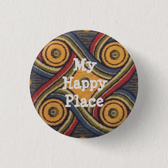 Schaltfläche "Happy Place" Button (Vorderseite)