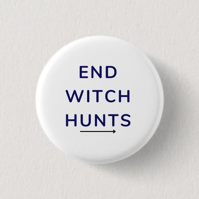 Schaltfläche "Hexenjagd beenden" Button (Vorderseite)