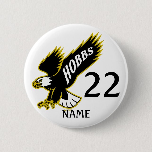 Schaltfläche "Hobbs Eagles" Button (Vorderseite)