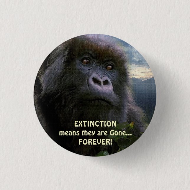 Schaltfläche "HOPE" zur Bekämpfung des Aussterbens Button (Vorderseite)