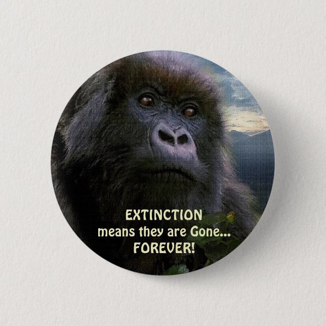 Schaltfläche "HOPE" zur Bekämpfung des Aussterbens Button (Vorderseite)