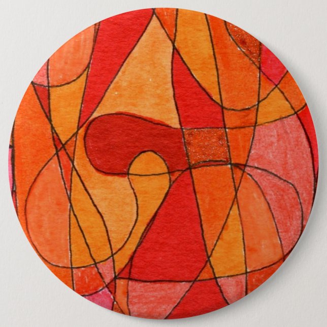 Schaltfläche "Hot Spot" für Abstrakte Kunst Button (Vorderseite)