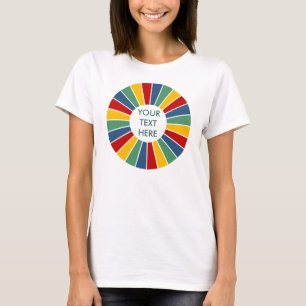 SCHALTFLÄCHE I + Foto, Text, Monogramm T-Shirt