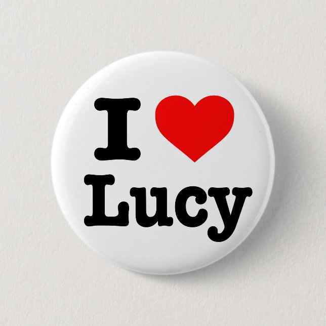 Schaltfläche "I Liebe Lucy" Button (Vorderseite)