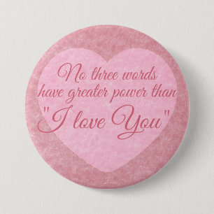 Schaltfläche "I LIEBE YOU" Button