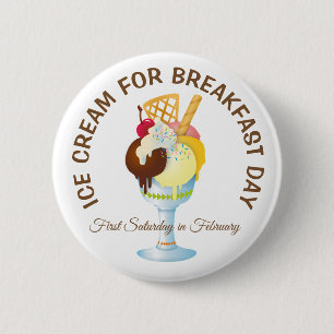 Schaltfläche "Ice Creme for Breakday Albern Holida Button