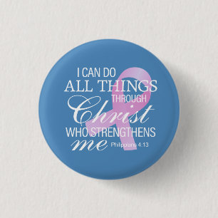 Schaltfläche "Inspirierend Quote Brustkrebs-Bewus Button