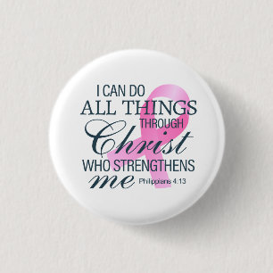 Schaltfläche "Inspirierend Quote Brustkrebs-Bewus Button