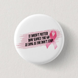 Schaltfläche "Inspirierend Quote Brustkrebs-Bewus Button