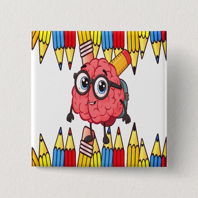 Schaltfläche "Intelligentes Gehirn" - Button zurüc (Vorderseite)