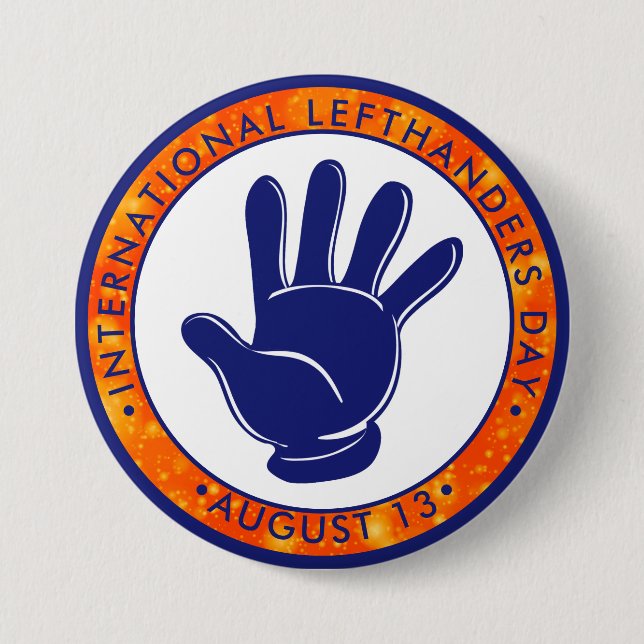 Schaltfläche "International LeftLanders Day" Button (Vorderseite)