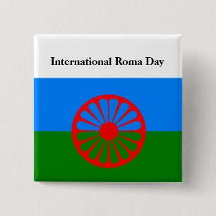 Schaltfläche "Internationaler Roma-Tag" Button