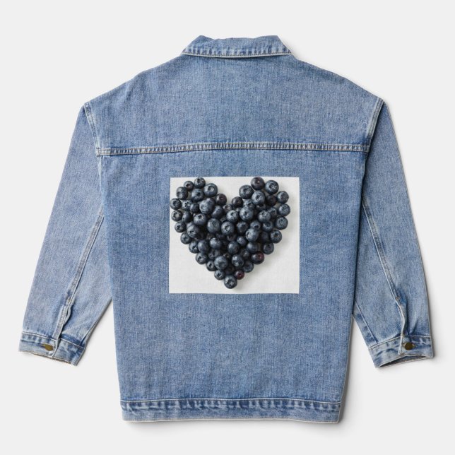 Schaltfläche Jeansjacke (Rückseite)