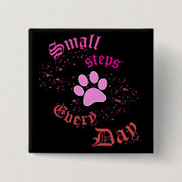 Schaltfläche "Katzenpaw" | Täglich kleine Schritte Button