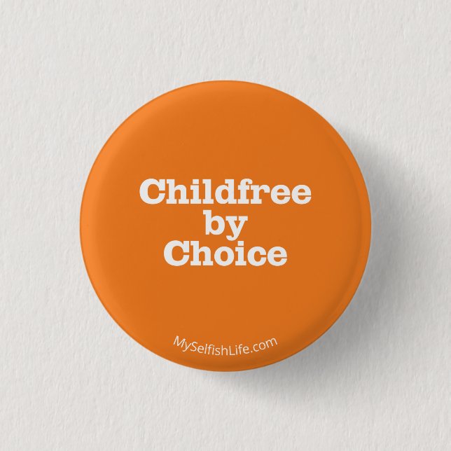 Schaltfläche "Kinderfrei nach Wahl" Button (Vorderseite)