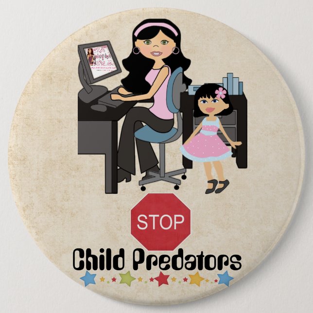 Schaltfläche "Kinderraubtiere nicht anzeigen" Button (Vorderseite)