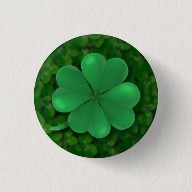 Schaltfläche Kleeblatt Button (Vorderseite)
