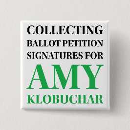 Schaltfläche Klobuchar Sammeln von Signaturen Button