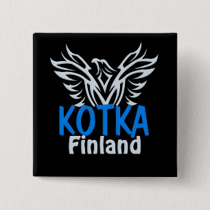 Schaltfläche Kotka Finnland Button