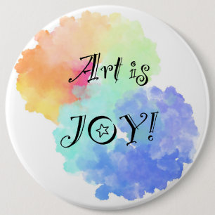 Schaltfläche "Kunst ist Freude" Button