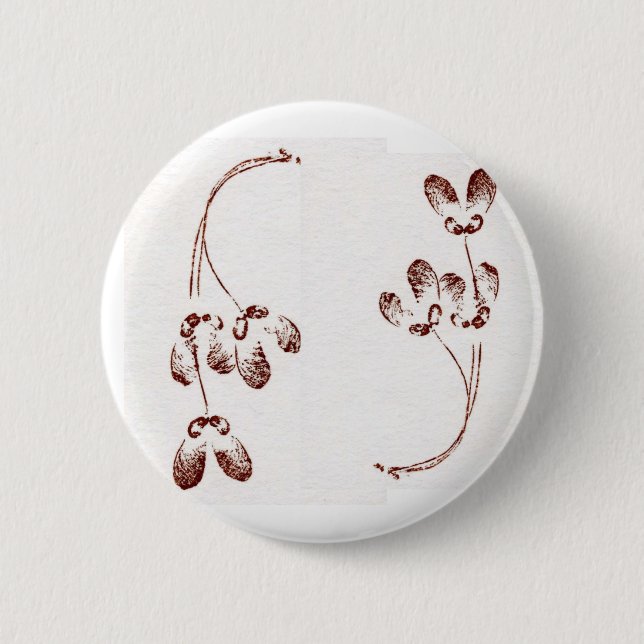 Schaltfläche "Leaf Nature Prints" Button (Vorderseite)