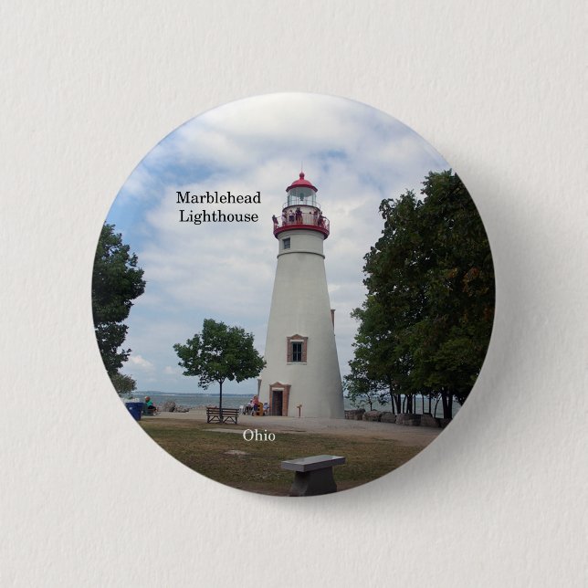Schaltfläche "Leuchtturm" für Marblehead Button (Vorderseite)