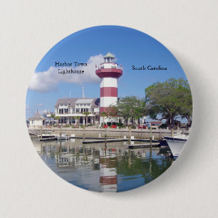 Schaltfläche "Leuchtturm in der Stadt" Button