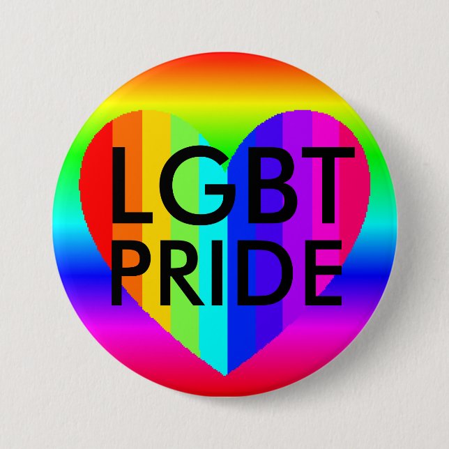 Schaltfläche "LGBT-Schaltfläche "Pride" für Regenb Button (Vorderseite)