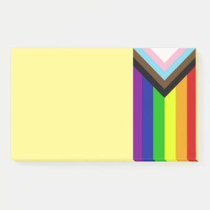 Schaltfläche "LGBTQ+-Pride" - Anmerkungen Post-it Klebezettel
