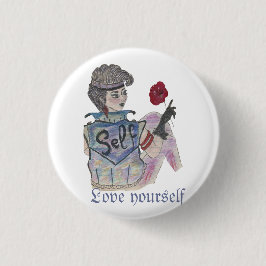 Schaltfläche "Liebe für sich" Empowerment Button