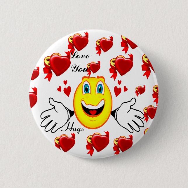Schaltfläche "Liebe & Umkehren" Button (Vorderseite)