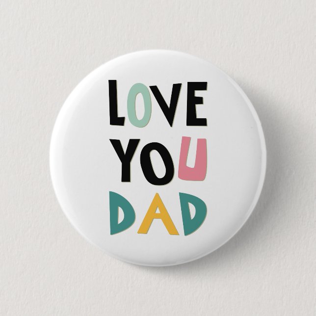 Schaltfläche "Liebe - Vater" Button (Vorderseite)