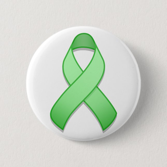 Schaltfläche "Light Green Awareness Ribbon" Button (Vorderseite)