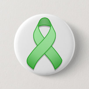 Schaltfläche "Light Green Awareness Ribbon" Button