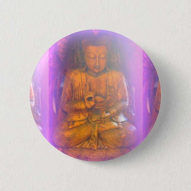 Schaltfläche "lila Buddha" Button (Vorderseite)