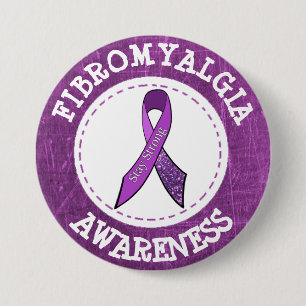 Schaltfläche "lila Fibromyalgie-Sensibilisierungsf Button