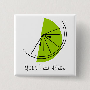 Schaltfläche Limoner Text von Citrus Button