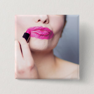 Schaltfläche "Lipstick mit falsch" Button