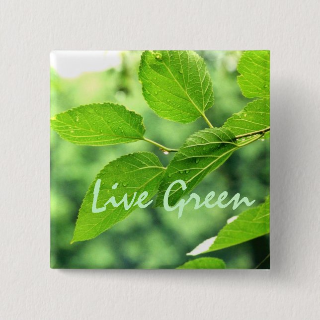 Schaltfläche "Live Green" Button (Vorderseite)