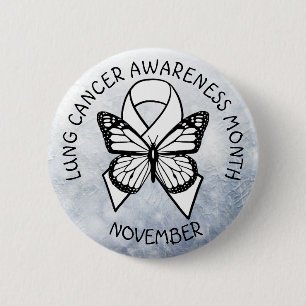 Schaltfläche "Lungenkrebs-Bewusstsein" Button