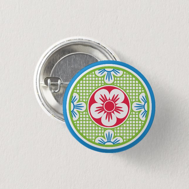 Schaltfläche Mah Jongg Logo 2 Button (Vorne & Hinten)