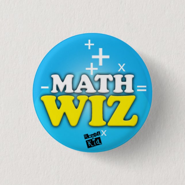 Schaltfläche Mathematik wiz Button (Vorderseite)