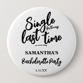 Schaltfläche "Minimalistischer Junggeselinnen-Absc Button