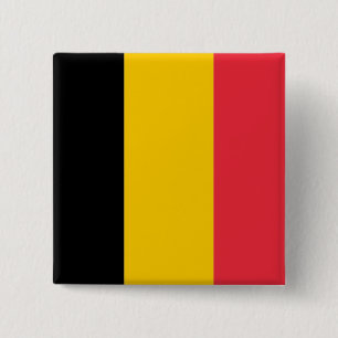 Schaltfläche mit der Flagge Belgiens Button